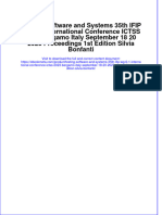 Testing Software and Systems 35Th Ifip WG 6 1 International Conference Ictss 2023 Bergamo Italy September 18 20 2023 Proceedings 1St Edition Silvia Bonfanti Online Ebook Texxtbook Full Chapter PDF