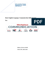 Basic English Skills Training Module