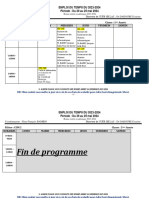 EDT L1, L2, L3 COM Du 20 Au 25 Mai 2024