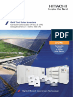 Hitachi Grid - Tied - Solar - Inverters - Booklet