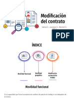 Modificación, Suspensión y Extinción Del Contrato - Carolyne, Salma, Mariam