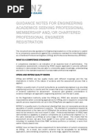 Guidance Notes For Engineering Academics