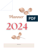 Planner 2024 - Organizacao e Produtividade!