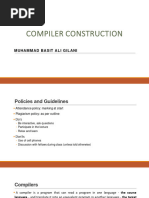 Compiler Construction