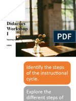 Teaching Training Cycle