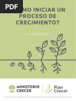 Libro Como Iniciar Un Proceso de Crecimiento