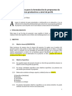 Perfil de Prefactibilidad de Un Proyecto - 18 Pasos Básicos