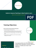 Guide To Improve Teaching To Help Students Learn