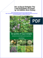 The Garden of Equal Delights The Practice and Principles of Forest Gardening 1St Edition Anni Kelsey Online Ebook Texxtbook Full Chapter PDF