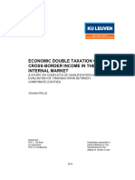 G. Rolle - Economic Double Taxation of Cross-Border Income in The Internal Market (2019)