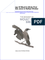 The Biology of Moult in Birds First Edition Lukas Jenni Raffael Winkler Online Ebook Texxtbook Full Chapter PDF