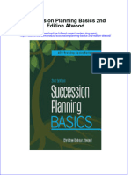 Succession Planning Basics 2Nd Edition Atwood Online Ebook Texxtbook Full Chapter PDF