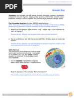 4 - Cell Structure Gizmo Answers