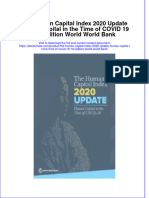 The Human Capital Index 2020 Update Human Capital in The Time of Covid 19 1St Edition World World Bank Online Ebook Texxtbook Full Chapter PDF