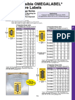 TL-4 Temperature Strips Datasheet