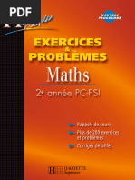 H Prépa Exercices Problemes Maths - 2e Annee PC PSI - Christine Feuillet, Isabelle Selon, Bernard Beck - 2005 - Hachette Superieur - Anna's Archive