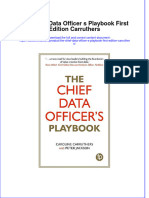 The Chief Data Officer S Playbook First Edition Carruthers Online Ebook Texxtbook Full Chapter PDF