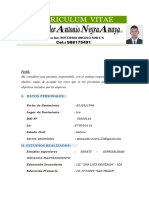 Alexander Antonio Neyraanaya: Curriculum Vitae