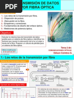 8.2 - Transmision de Datos Por Fibra Óptica