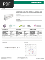 Ficha Técnica - Luminaria LED BATTEN - Sylvania