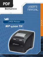 Bematech MP-4000TH Manual de Usuario