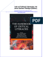 The Handbook of Critical Literacies 1St Edition Jessica Zacher Pandya Editor Online Ebook Texxtbook Full Chapter PDF