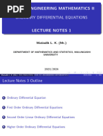 EGM 212 - Ordinary Differential Equations-PPP