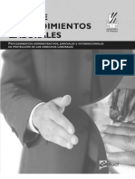 Guía de Procedimientos Laborales: Procedimientos Administrativos, Judiciales e Internacionales de Proteccion de Los Derechos Laborales