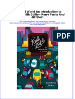 The Real World An Introduction To Sociology 8Th Edition Kerry Ferris and Jill Stein Online Ebook Texxtbook Full Chapter PDF