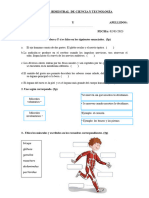 Examen de Ciencia y Tegnología