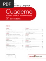 Cuaderno de Ortografia, Gramatica y Razonamiento Verbal 3ºsec.