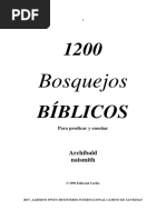 1200 Bosquejos Biblicos para Predicar y Enseñar - Archibald Naismith