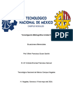 Investigación Unidad 5 Ecuaciones Diferenciales