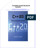 Full Ebook of C 20 The Complete Guide Nicolai M Josuttis Online PDF All Chapter