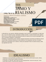 Idealismo y Materialismo