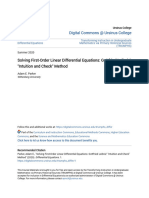 Solving First-Order Linear Differential Equations - Gottfried Leib