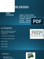 Machine Design: Topic I.C Engine