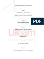 Clasificación de Las Historias de Vidas.-Elementos y Construcción de Una Historia de Vida.