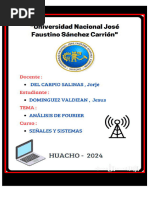 Módulo Ii - Análisis de Fourier - Trabajo