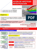 12.6 - Formulación de Hipótesis de Investigaciòn