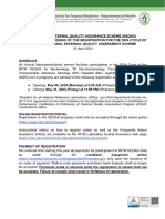 Advisory On The Opening of The Registration For The 2024 Cycle of The Ritm National External Quality Assessment Scheme Final