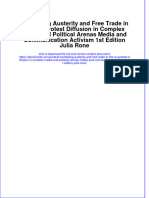 Full Ebook of Contesting Austerity and Free Trade in The Eu Protest Diffusion in Complex Media and Political Arenas Media and Communication Activism 1St Edition Julia Rone Online PDF All Chapter