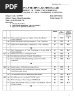 CC - 70 Marks Model - Paper 1