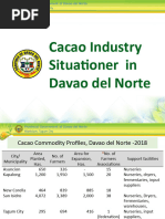 Cacao Situationer in Davao Del Norte 2018