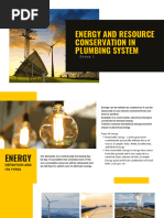 Energy and Resource Conservation in Plumbing System: Group 1