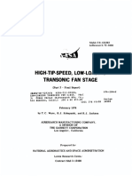 1974 - HIGH-TIP-SPEED, LOW-LOADING Fan Stage Design