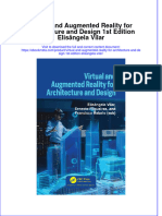 Ebook Virtual and Augmented Reality For Architecture and Design 1St Edition Elisangela Vilar Online PDF All Chapter