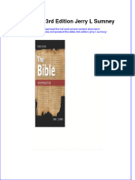 Ebook The Bible 3Rd Edition Jerry L Sumney Online PDF All Chapter