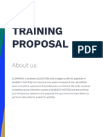 Training Proposal