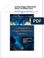 Understanding Integro Differential Equations 1St Edition Devi Online Ebook Texxtbook Full Chapter PDF